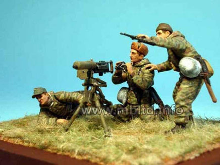 1/35 Master Box - German Machine Gun Crew with MG08 Gun 3526 - MPM Hobbies