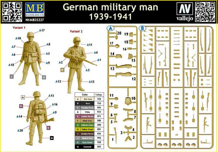 1/35 Master Box - German Military Man (1939-1941) 35227 - MPM Hobbies