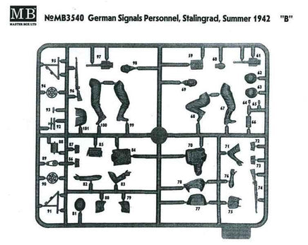 1/35 Master Box - German Signals Personnel 3540 - MPM Hobbies