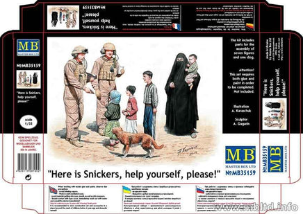 1/35 Master Box - Here is Snickers, Help Yourself, Please! 35159 - MPM Hobbies