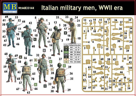 1/35 Master Box - Italian Military Men WWII 35144 - MPM Hobbies
