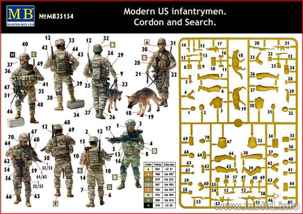 1/35 Master Box - Modern US Infantrymen 35154 - MPM Hobbies