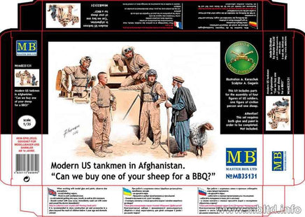 1/35 Master Box - Modern US Tankmen in Afghanistan 35131 - MPM Hobbies