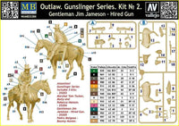 1/35 Master Box - Outlaw Gunslinger- Gentleman Jim Jameson Hired Gun 35204 - MPM Hobbies