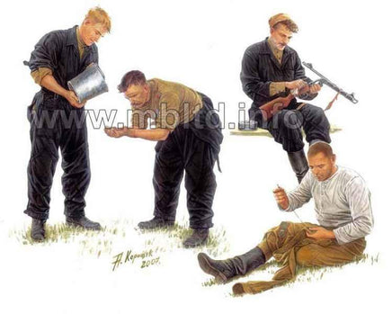 1/35 Master Box - Russian Tankmen Kursk (1943-44) 3535 - MPM Hobbies