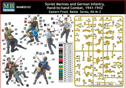 1/35 Master Box - Soviet Marines and German Infantry 35152 - MPM Hobbies