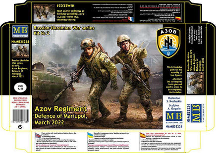 1/35 Master Box - Ukrainian Soldiers Defense of Mariupol 35224 - MPM Hobbies