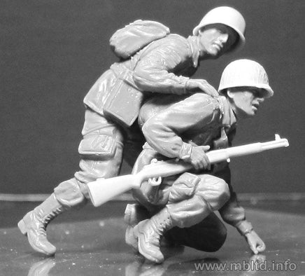 1/35 Master Box - US and German Paratroopers (South Europe, 1944) 35157 - MPM Hobbies