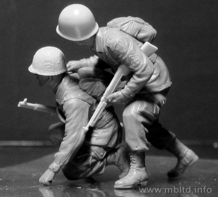 1/35 Master Box - US and German Paratroopers (South Europe, 1944) 35157 - MPM Hobbies