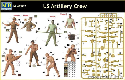 1/35 Master Box - US Artillery Crew (Vietnam War 1965-1973) 3577 - MPM Hobbies