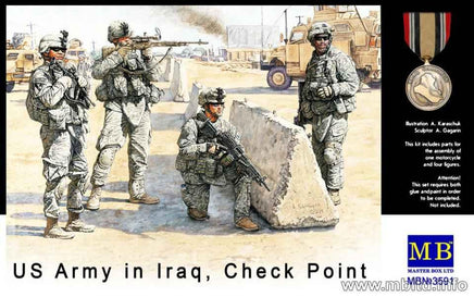 1/35 Master Box - US Check Point (Iraq 2003) 3591 - MPM Hobbies