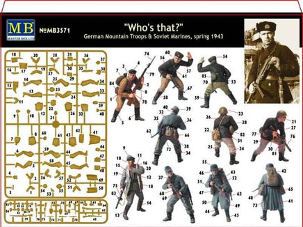 1/35 Master Box - Who's that? German Mountain Troops & Soviet Marines 3571 - MPM Hobbies