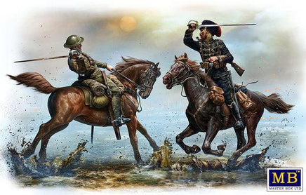 1/35 Master Box - WWI British & German Fighting Cavalrymen 35184 - MPM Hobbies