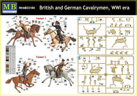 1/35 Master Box - WWI British & German Fighting Cavalrymen 35184 - MPM Hobbies
