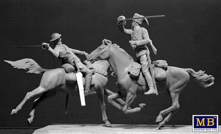 1/35 Master Box - WWI British & German Fighting Cavalrymen 35184 - MPM Hobbies