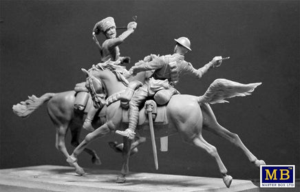 1/35 Master Box - WWI British & German Fighting Cavalrymen 35184 - MPM Hobbies