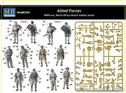 1/35 Master Box - WWII Allied Forces North Africa 3594 - MPM Hobbies