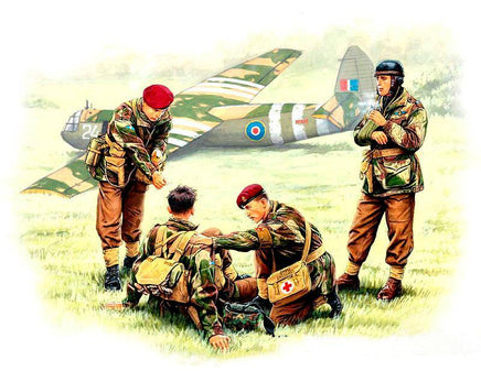 1/35 Master Box - WWII British Paratroopers Rigid Landing Operation 3534 - MPM Hobbies