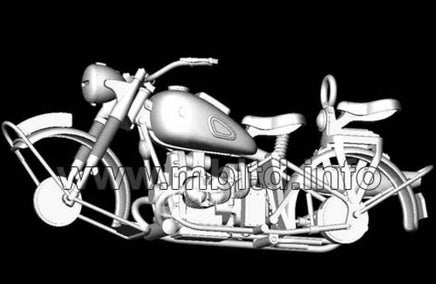 1/35 Master Box - WWII German Motorcycle with Sidecar 3528 - MPM Hobbies