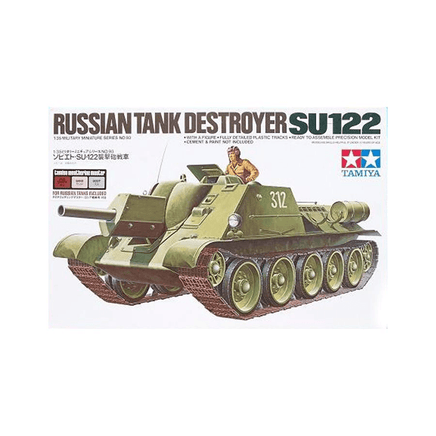 1/35 Tamiya Russian Tank Destroyer SU-122 - 89798 - MPM Hobbies