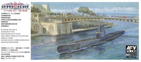 1/350 AFV USN Guppy IB Class Submarine (Italian Navy SS Leonardo Da Vinci) SE73512 - MPM Hobbies