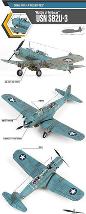 1/48 Academy SB2U-3 "Battle of Midway" 12324 - MPM Hobbies