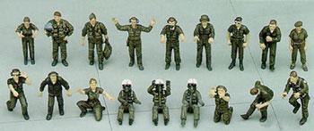 1/48 Hasegawa U.S. Pilot/Ground Crew Set B 36005 - MPM Hobbies