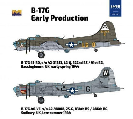 1/48 HKM B-17G Flying Fortress Early Production 01F001 - MPM Hobbies