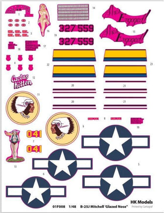 1/48 HKM B-25J Mitchell "Glazed Nose" 01F008 - MPM Hobbies