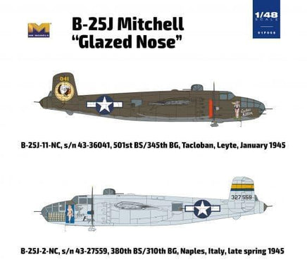 1/48 HKM B-25J Mitchell "Glazed Nose" 01F008 - MPM Hobbies
