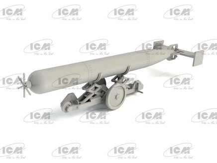 1/48 ICM WWII British Torpedo Trailer 48405 - MPM Hobbies