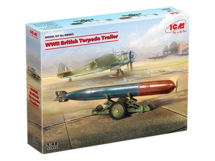 1/48 ICM WWII British Torpedo Trailer 48405 - MPM Hobbies