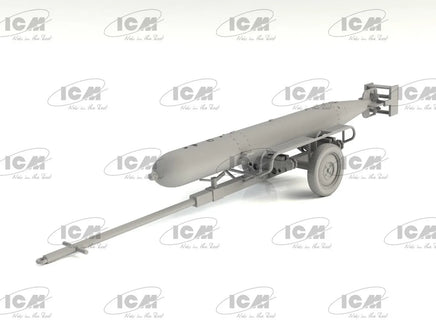 1/48 ICM WWII German Torpedo Trailer 48404 - MPM Hobbies