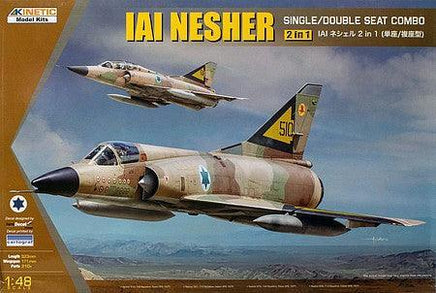 1/48 Kinetic IAI Nesher Single/Double Seat 2in1 48056 - MPM Hobbies