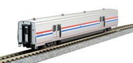 N Kato N Amtrak Viewliner II Baggage Car Phase III Heritage #61006 w/Lighting 15609551 - MPM Hobbies