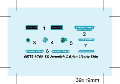 1/700 Trumpeter SS Jeremiah O’Brien Liberty Ship 05755 - MPM Hobbies