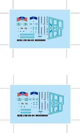 1/700 Trumpeter US Battleship BB-63 Missouri 1991 05705 - MPM Hobbies