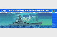 1/700 Trumpeter US Battleship BB-64 Wisconsin 1991 05706 - MPM Hobbies