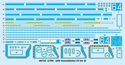 1/700 Trumpeter USS Constellation CV-64 06715 - MPM Hobbies