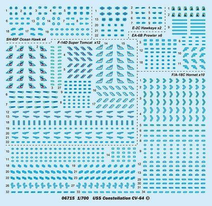 1/700 Trumpeter USS Constellation CV-64 06715 - MPM Hobbies
