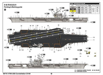 1/700 Trumpeter USS Constellation CV-64 06715 - MPM Hobbies