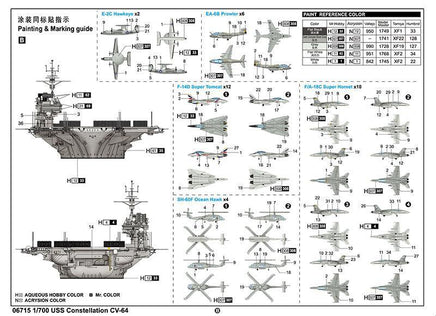 1/700 Trumpeter USS Constellation CV-64 06715 - MPM Hobbies