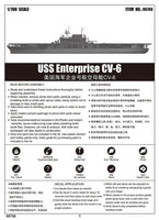 1/700 Trumpeter USS Enterprise CV-6 06708 - MPM Hobbies