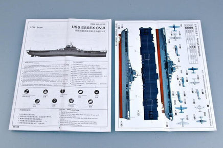 1/700 Trumpeter USS Essex CV-9 05728 - MPM Hobbies
