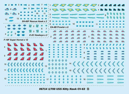 1/700 Trumpeter USS Kitty Hawk CV-63 06714 - MPM Hobbies