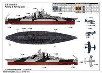 1/700 Trumpeter USS Tennessee BB-43 1944 05782 - MPM Hobbies