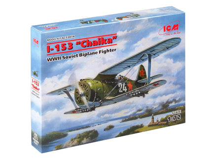 1/72 ICM I-153 “Chaika” WWII Soviet Biplane Fighter 72074 - MPM Hobbies