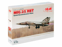 1/72 ICM Mig-25 RBT Soviet Reconnaissance Plane 72172 - MPM Hobbies