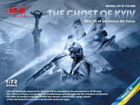 1/72 ICM The Ghost Of KYIV MiG-29 of Ukrainian Air Force 72140 - MPM Hobbies