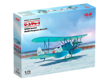 1/72 ICM U-2/Po-2 WWII Soviet Multi-Purpose Aircraft 72244 - MPM Hobbies